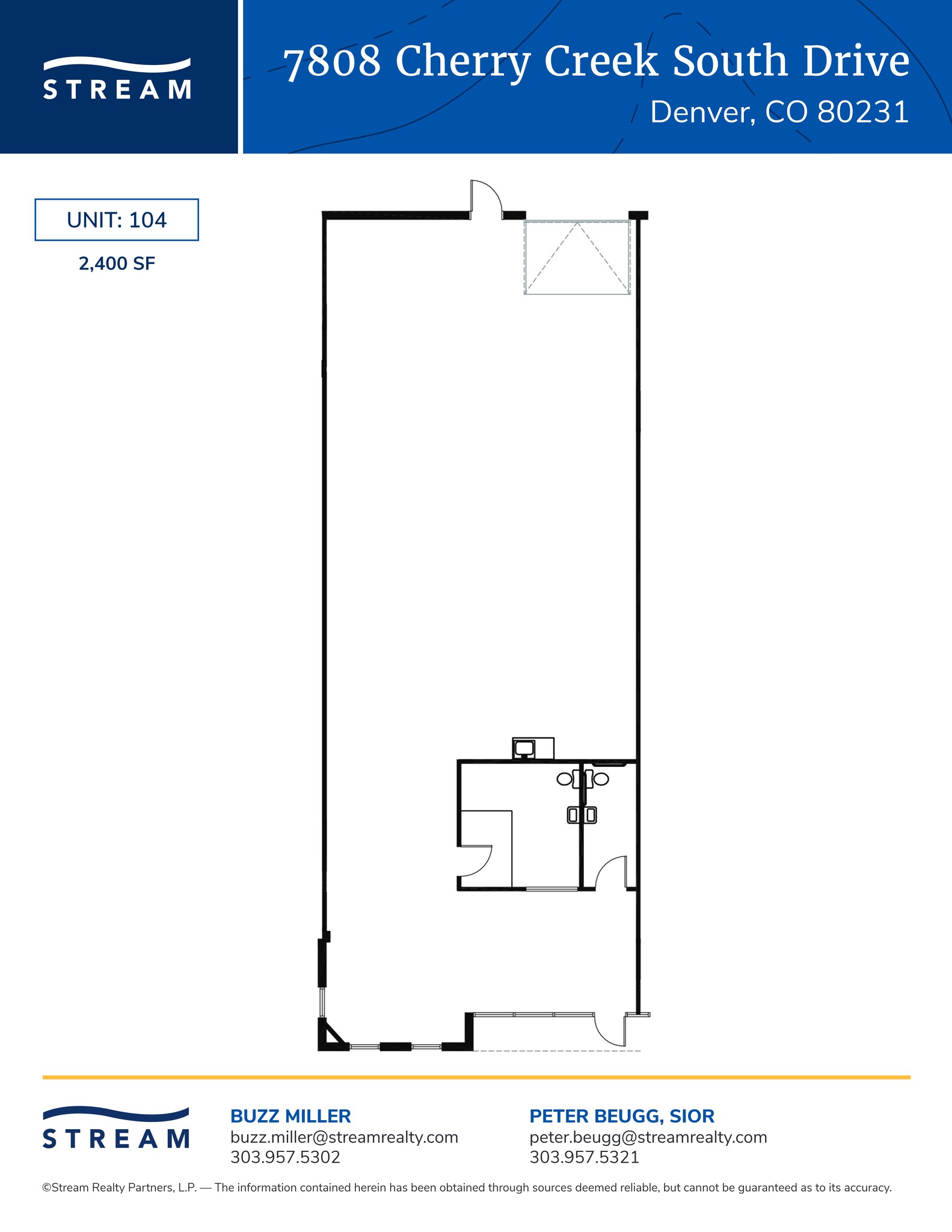 7808 E Cherry Creek South Dr, Denver, CO à louer Plan de site- Image 1 de 1