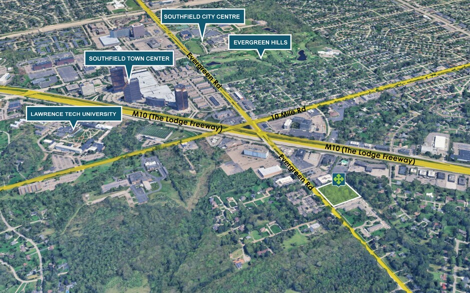 24202-24346 Evergreen Road Rd, Southfield, MI à vendre - Photo du bâtiment - Image 2 de 3