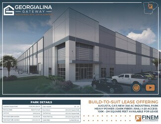 Plus de détails pour 1745 Barton Chapel rd, Augusta, GA - Industriel à louer