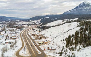 1002 Trans Canada Hwy W, Golden, BC - Aerial map view