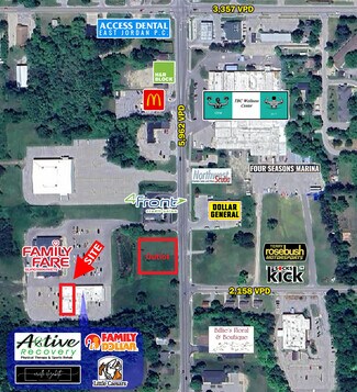 Plus de détails pour 250 Lake St, East Jordan, MI - Commerce de détail à louer