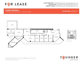 12700 Park Central Dr, Dallas, TX à louer Plan d’étage- Image 1 de 1