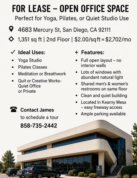 4683 Mercury St, San Diego, CA à louer - Photo du bâtiment - Image 2 de 12