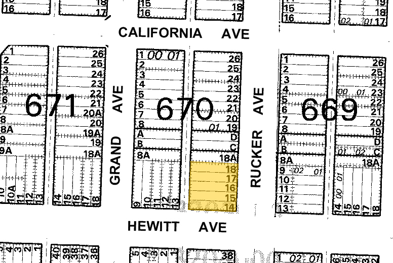 1313 Hewitt Ave, Everett, WA à vendre - Plan cadastral - Image 1 de 1