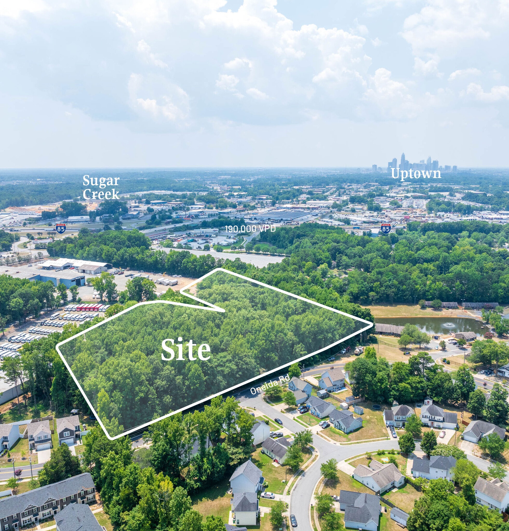000 Oneida rd, Charlotte, NC à vendre Aérien- Image 1 de 5