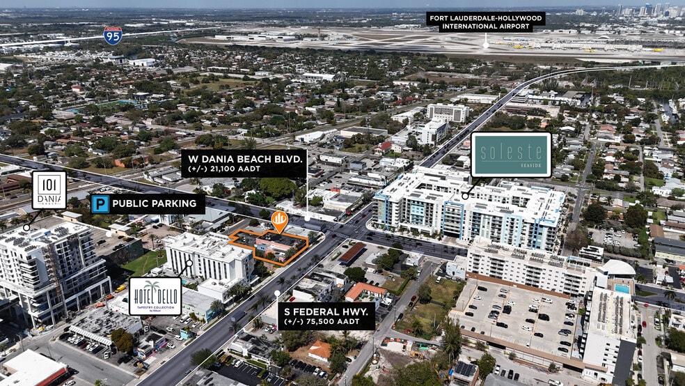 16-26 S Federal Hwy, Dania Beach, Dania Beach, FL à vendre - Photo du bâtiment - Image 2 de 7