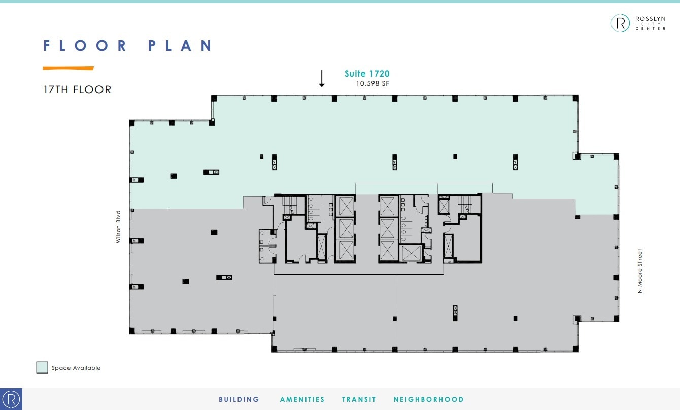 1700 N Moore St, Arlington, VA à louer Plan d’étage- Image 1 de 1