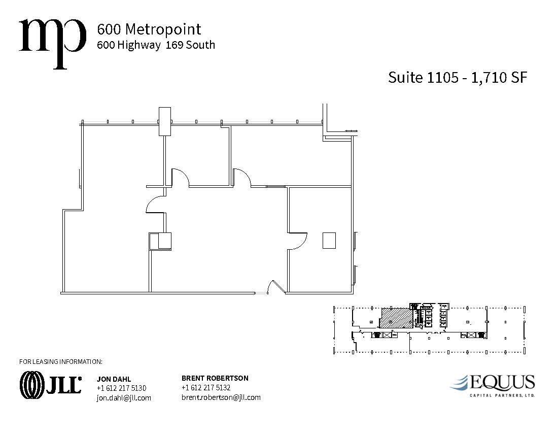 600 Highway 169 S, Saint Louis Park, MN for lease Floor Plan- Image 1 of 1