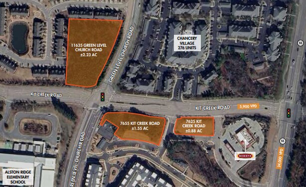 7625-7655 Kit Creek Rd, Cary, NC à vendre - Photo du bâtiment - Image 1 de 2