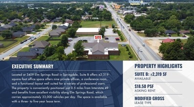 3409 Elm Springs Rd, Springdale, AR - Aerial map view
