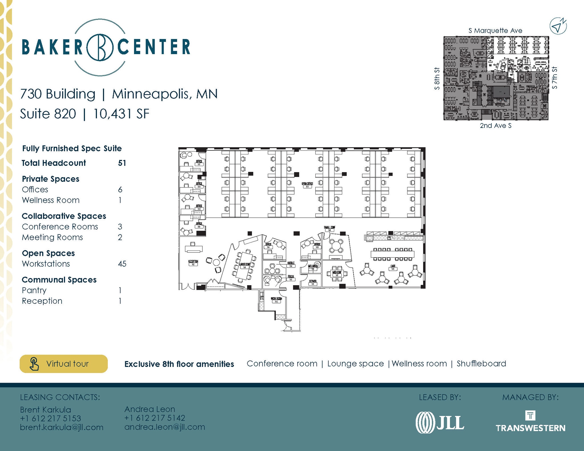 733 Marquette Ave, Minneapolis, MN for lease Floor Plan- Image 1 of 9