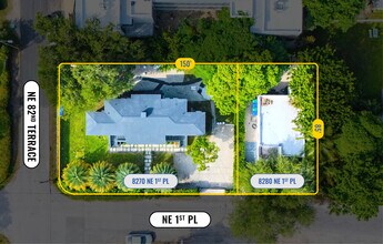 8270-8280 NE 1st Pl, Miami, FL - Aerial  map view - Image1