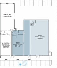 3604-3610 Midway Dr, San Diego, CA à louer Plan d’étage- Image 1 de 1