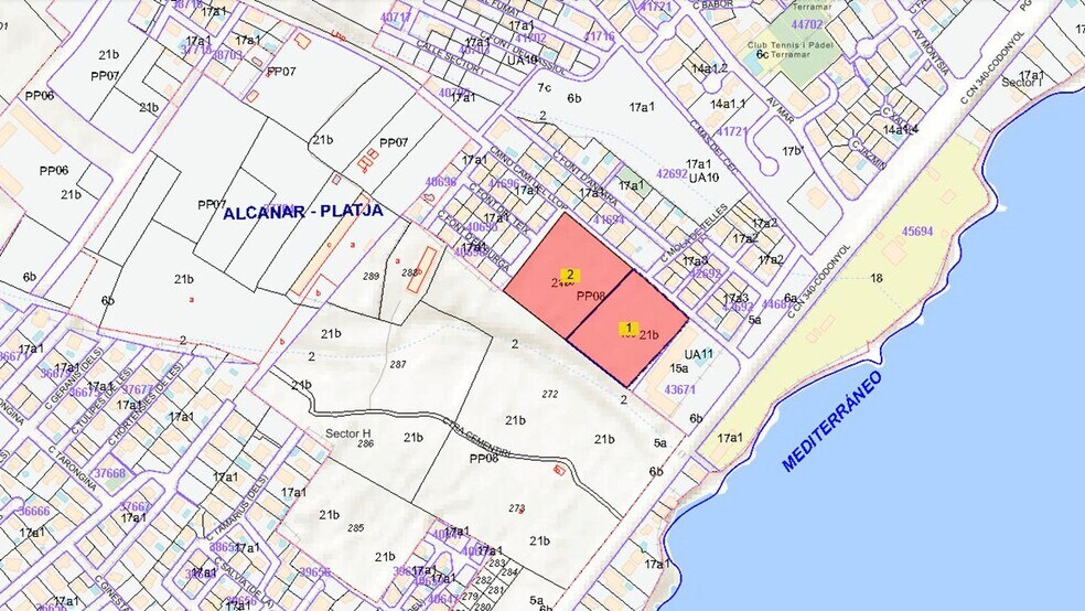 Camí del Llop, 4, Alcanar, Tarragona à vendre - Plan de site - Image 2 de 3