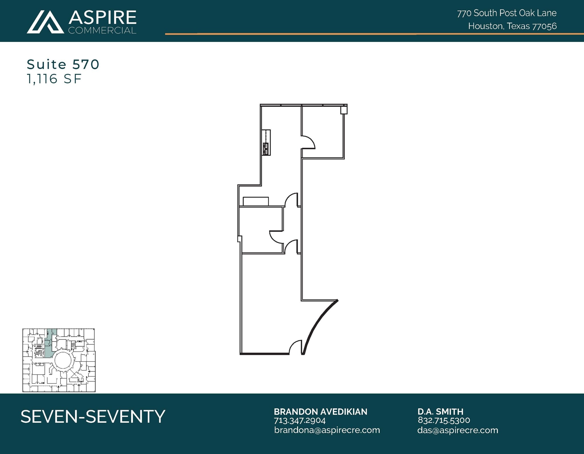 770 S Post Oak Ln, Houston, TX for lease Floor Plan- Image 1 of 4