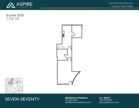 770 S Post Oak Ln, Houston, TX for lease Floor Plan- Image 1 of 4