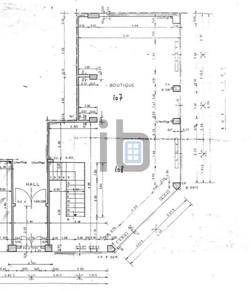 Commerce de détail dans Boulogne-Billancourt à louer - Plan d’étage - Image 2 de 3