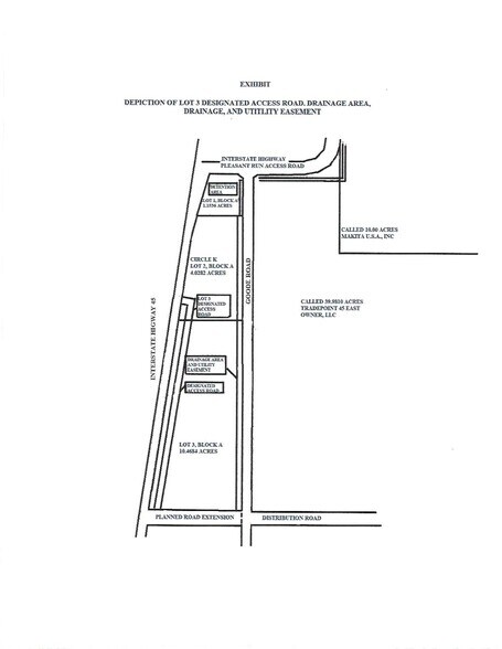 I-45, Wilmer, TX à vendre - Plan de site - Image 2 de 4