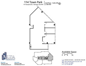 114 Townpark Dr NW, Kennesaw, GA à louer Plan d  tage- Image 1 de 2