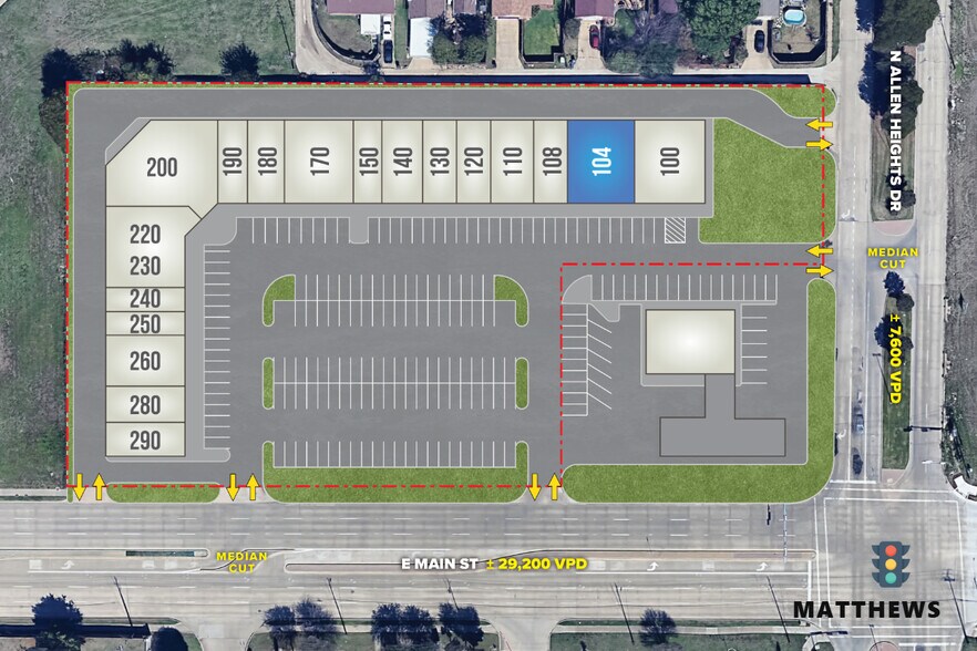 1201 E Main St, Allen, TX à louer - Photo du bâtiment - Image 3 de 5