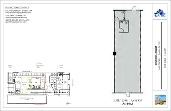 12400 Coit Rd, Dallas, TX for lease Floor Plan- Image 2 of 2