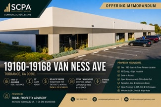 More details for 19160-19168 Van Ness Ave, Torrance, CA - Flex for Lease