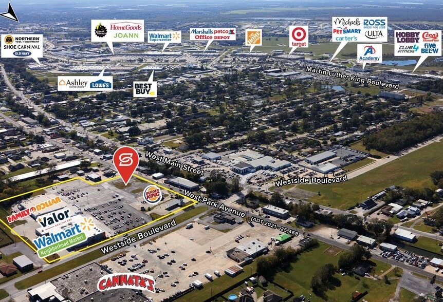 6443 W Park Ave, Houma, LA for sale - Building Photo - Image 1 of 1