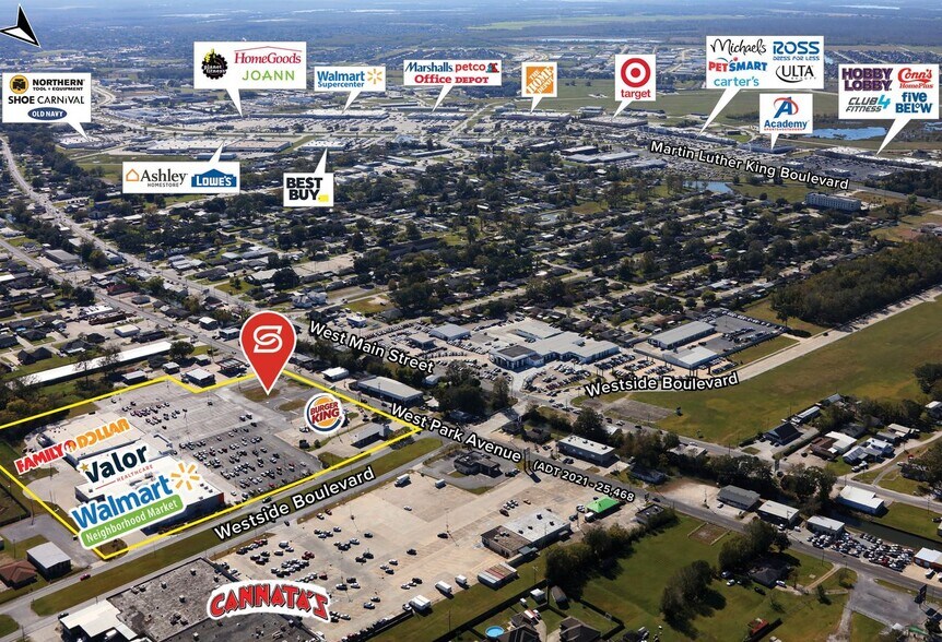 6443 W Park Ave, Houma, LA à vendre - Photo du bâtiment - Image 1 de 1