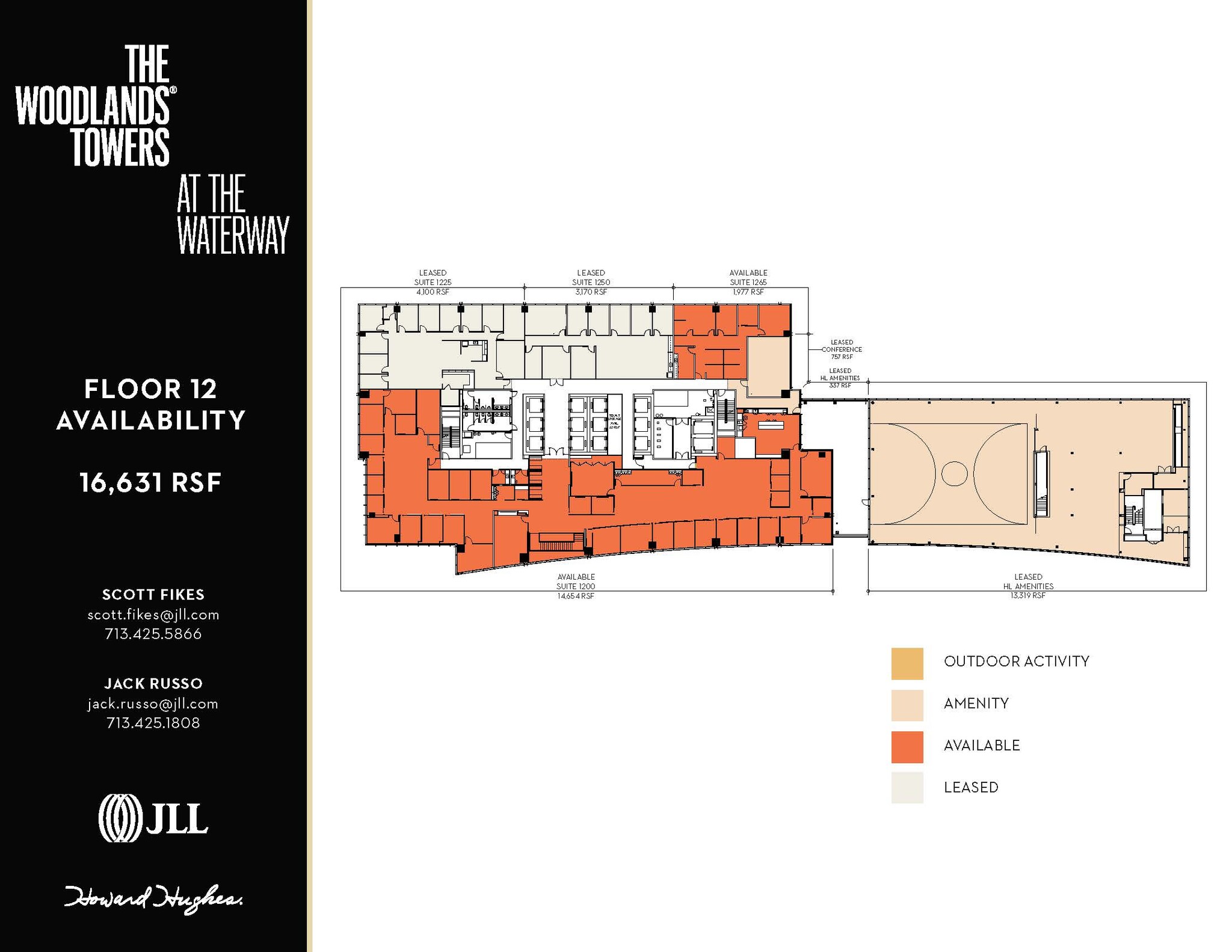 9950 Woodloch Forest Dr, The Woodlands, TX for lease Floor Plan- Image 1 of 2