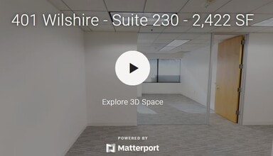401 Wilshire Blvd, Santa Monica, CA for lease Matterport 3D Scan- Image 1 of 2