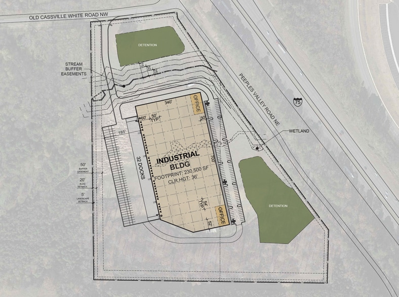 576 Old Cassville White, Cartersville, GA à louer - Plan de site - Image 2 de 3