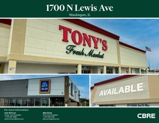 Plus de détails pour 1700 N Lewis Ave, Waukegan, IL - Commerce de détail à louer