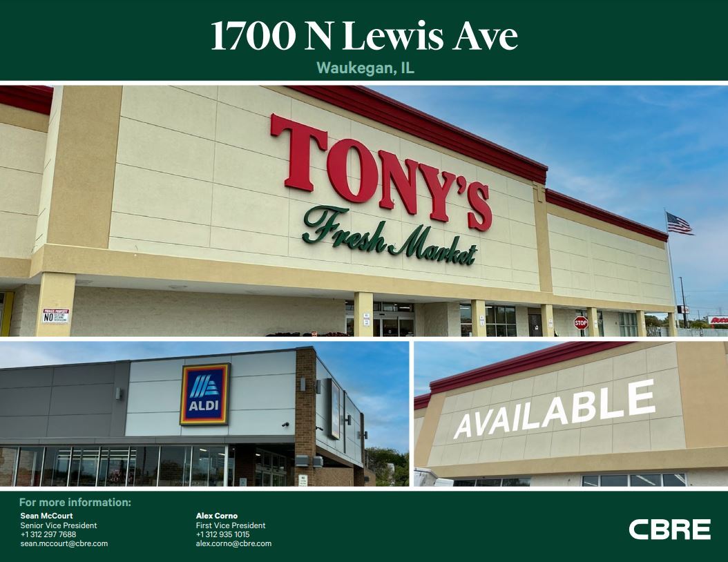 1700 N Lewis Ave, Waukegan, IL for lease Building Photo- Image 1 of 6