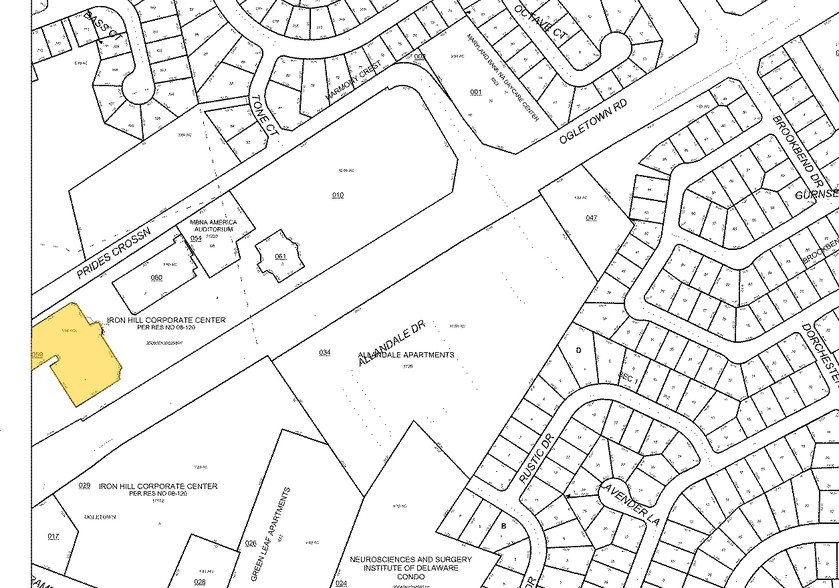 750 Prides Crossing St, Newark, DE for lease - Plat Map - Image 2 of 4