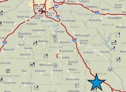 120-164 N Lee St, Forsyth, GA à louer - Aérien - Image 2 de 9