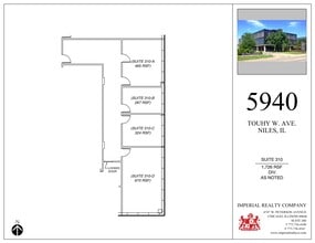 5940 W Touhy Ave, Niles, IL for lease Site Plan- Image 1 of 1