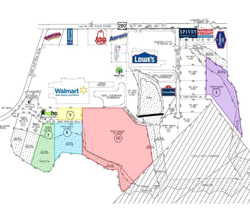 US Highway 280, Vidalia, GA à vendre Photo principale- Image 1 de 4