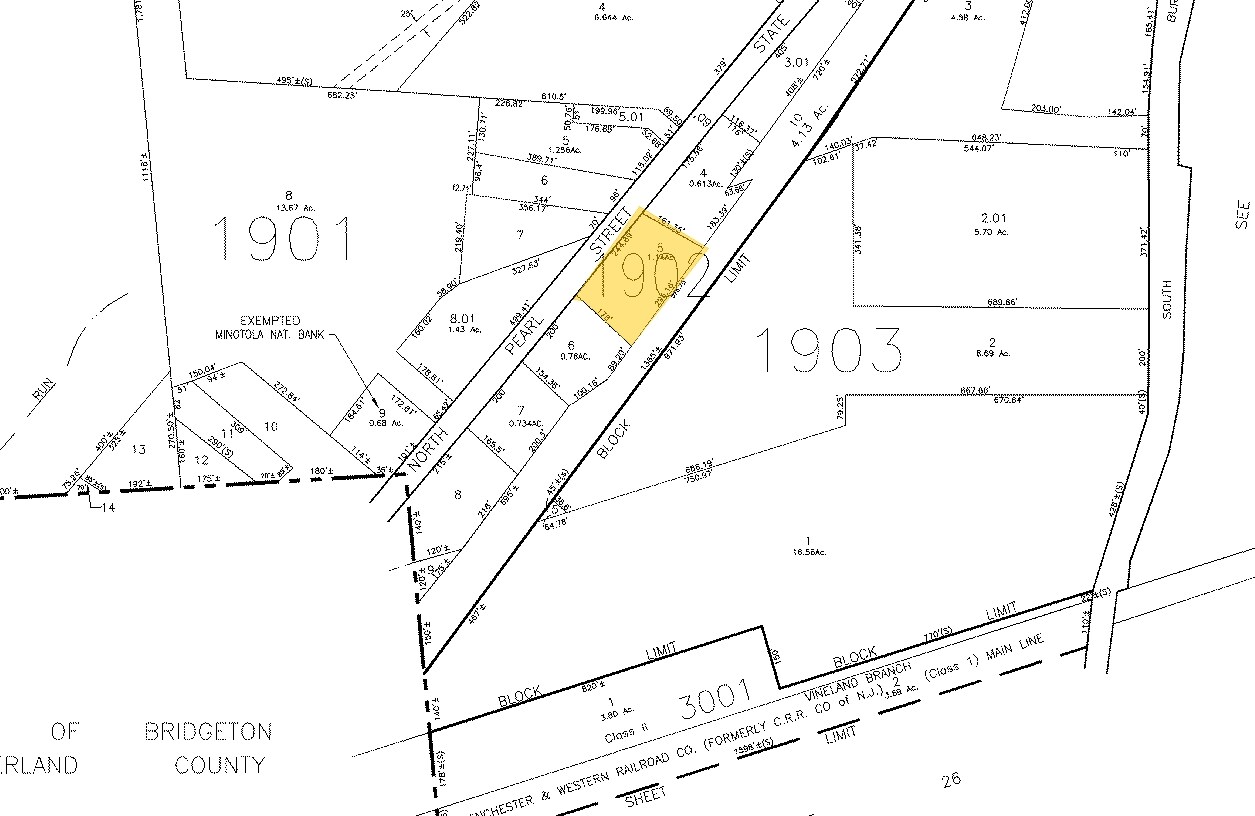 1025 N Pearl St, Bridgeton, NJ à louer Plan cadastral- Image 1 de 31