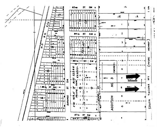 8606-8614 S Tacoma Way, Lakewood, WA à louer - Plan cadastral - Image 2 de 5