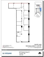 207 Queens Quay W, Toronto, ON à louer Plan d’étage- Image 1 de 1