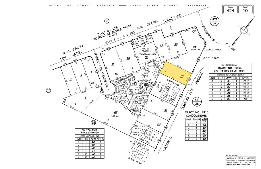 14901 National Ave, Los Gatos, CA à louer - Plan cadastral - Image 2 de 4