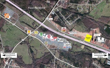 416 Exchange Blvd, Bethlehem, GA - Aerial  map view