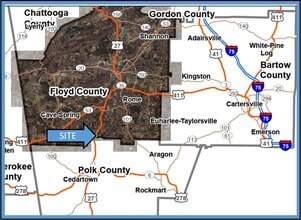 10 Doyle Rd SE, Lindale, GA - Aerial  map view - Image1