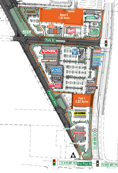 Prospect Ave & Park St, Hollister, CA à louer - Plan de site - Image 3 de 19