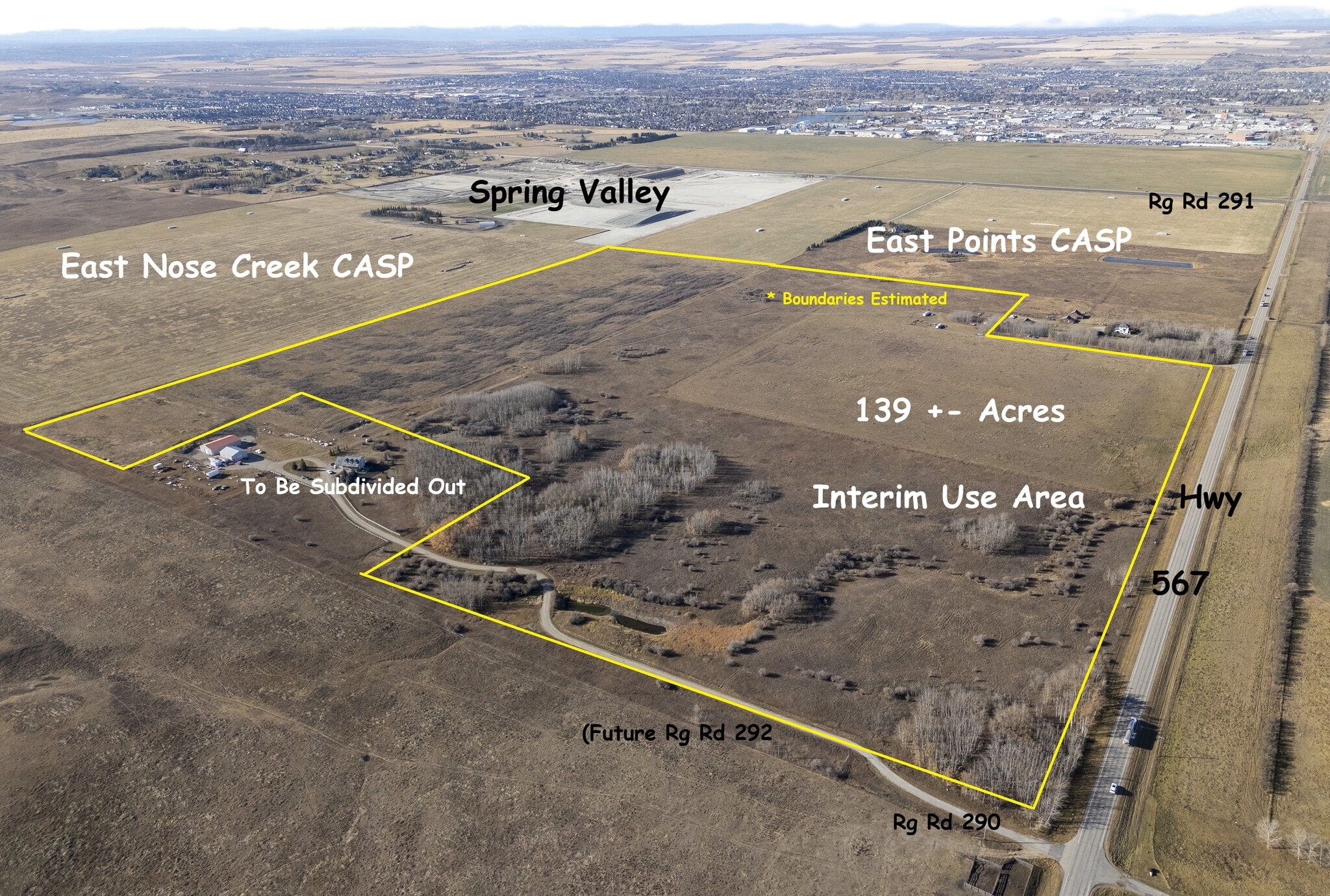 271245 Township Road 290, Airdrie, AB à vendre Aérien- Image 1 de 6