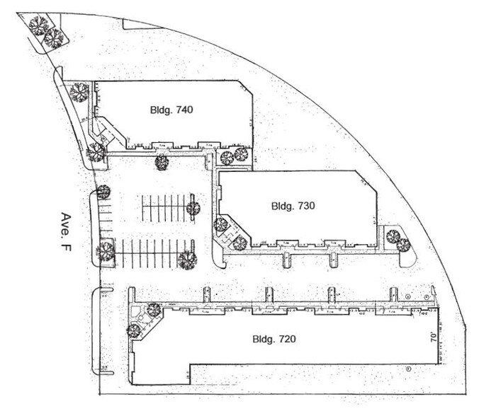 720 F Ave, Plano, TX à louer - Plan de site - Image 3 de 3