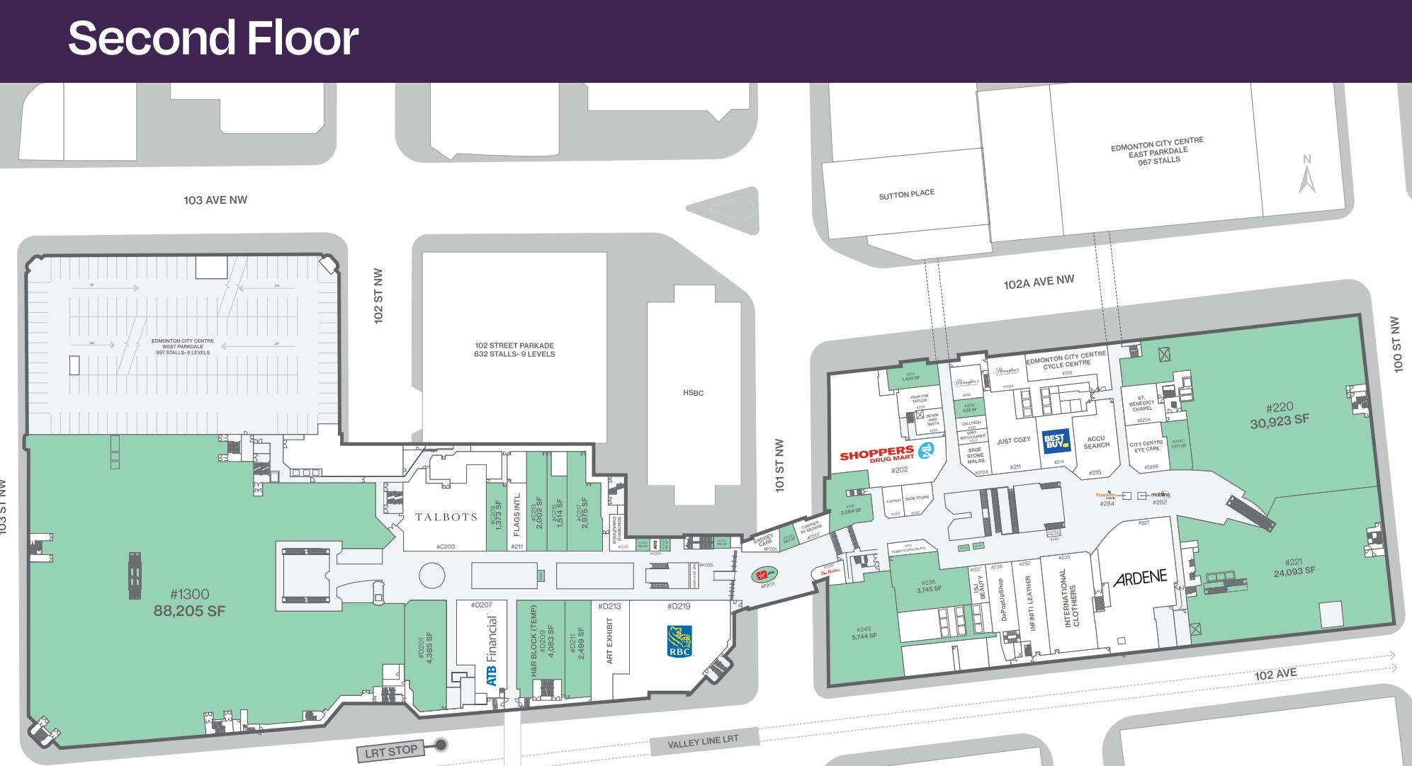10205 101 St NW, Edmonton, AB for lease Floor Plan- Image 1 of 1