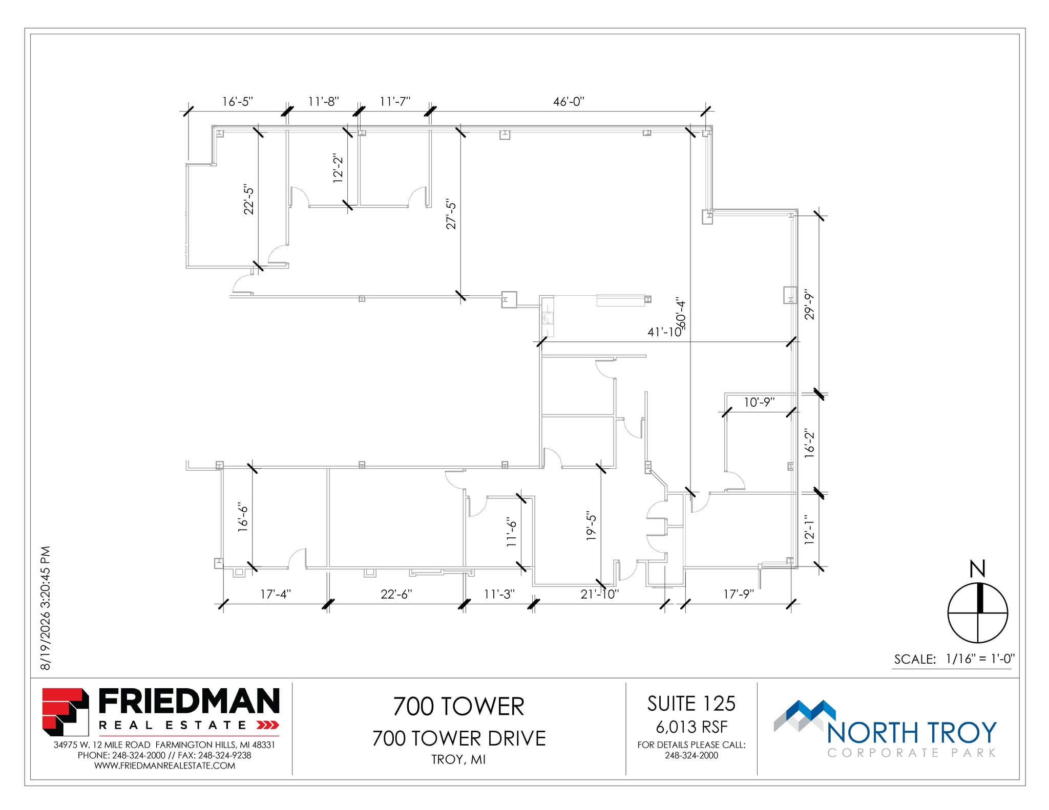 700 Tower Dr, Troy, MI for lease Floor Plan- Image 1 of 2