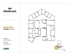 1 Westbrook Corporate Ctr, Westchester, IL for lease Floor Plan- Image 1 of 1