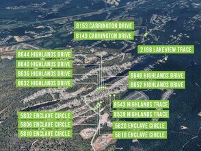 8644 Highlands Dr, Trussville, AL - Aerial  map view